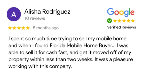Alisha Rodriguez - Sell My Manufactured Home Florida